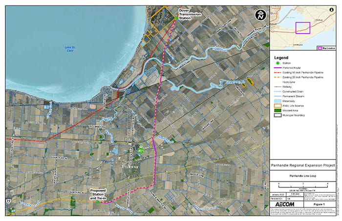 Panhandle loop map