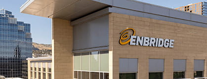 Enbridge office sign in Salt Lake City, Utah